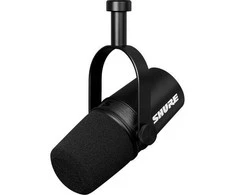 Shure MV7X Juodas studijinis mikrofonas