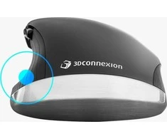 Pelė Myszka 3DConnexion CadMouse Pro su laidu juoda