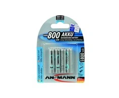 1x4 Ansmann maxE NiMH rech. šikšnosparnis. Mikro AAA 800 mAh 5035042