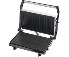 Bestron sumuštinių ir panini grilis 700 W su nelimpančiomis 22,5 × 14 cm plokštėmis APM123W