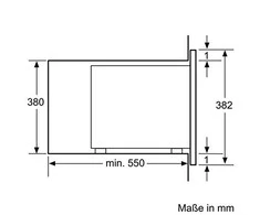 Įmontuojama mikrobangų krosnelė Bosch BEL554MB0