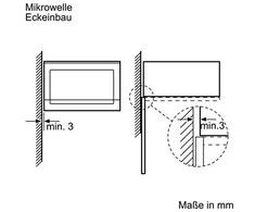 Įmontuojama mikrobangų krosnelė Bosch BEL554MB0
