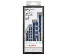 Bosch betono grąžtų rinkinys CYL-5 7vnt 4 mm, 5 mm, 5 mm, 6 mm, 6 mm, 8 mm