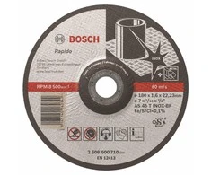 Bosch Pjovimo diskas Rapido 180x22.2x1.6 mm INOX