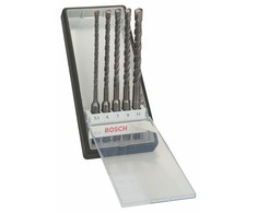 Grąžtas Grąžtų komplektas betonui Bosch SDS-plus-5; 5,5/6/7/8/10 mm; 5 vnt.