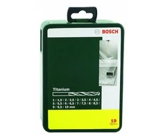Grąžtas Bosch HSS TIN grąžtų kompl. 19 vnt.