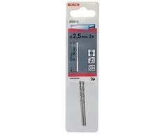 Grąžtas Bosch HSS-G grąžtai metalui 2,5mm, 2 vnt.