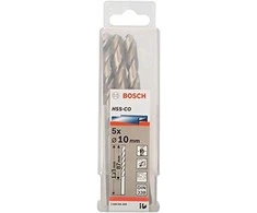 Bosch HSS-Co grąžtas metalui 10,0mm, 5 vnt.