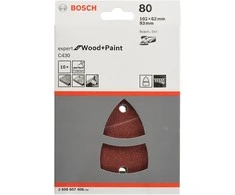 Bosch Šlif.popierius P 80 PSM 1 10 vnt. medžiui