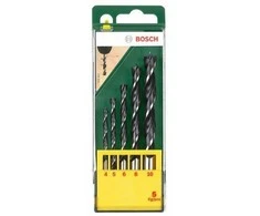 Grąžtas Bosch 5 medžio grąžtų komplektas
