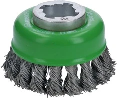 Bosch X-LOCK šepetys 75 mm iš nerūdijančiojo plieno