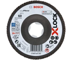 Bosch XLOCK žiedlapiniai diskai D 125 mm; K 120, lenktas