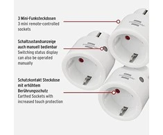 Brennenstuhl Comfort-Line nuotolinio valdymo lizdų rinkinys Mini 3+1
