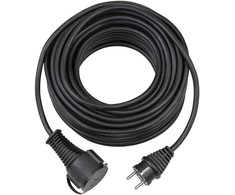 Brennenstuhl ilgiklis CEE 7/7, CEE 7/4 (Schuko), IP 44, 10m , Juodas1161450 / DEL-118R