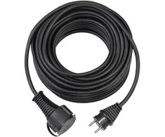 Brennenstuhl ilgiklis CEE 7/7, CEE 7/4 (Schuko), IP 44, 10m , Juodas1161450 / DEL-118R