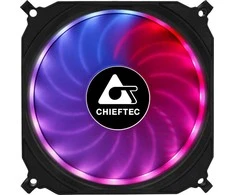 CHIEFTEC 120x120x25mm Tornado RGB ventiliatorius, mažmeninė pakuotė, po vieną
