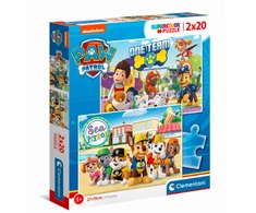 Clementoni Dėlionė 2x20 vnt. - Šunyčiai patruliai (Paw Patrol)