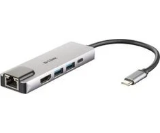 D-LINK USB-C 5-en-1 HDMI įkrovimas