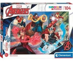 Clementoni Dėlionė 104 vnt. - Keršytojai (The Avengers)