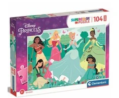 Clementoni Dėlionė 104 vnt. - Princesės