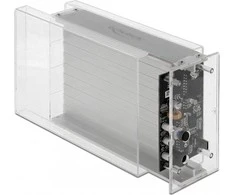 „Delock Bay“ 2 x 3,5 colio SATA HDD – C tipo USB (42624)