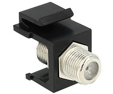 Delock Keystone F lizdas > juodas F lizdas