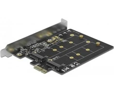 Kontrolierius Delock PCIE 3.0 x1 - 2x M.2 SATA Brake (90432)