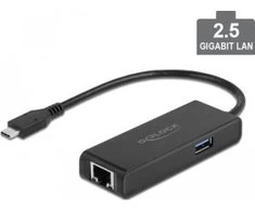 DeLOCK USB-C Adap> 2.5 GigaLan USB-A Bu - 63826