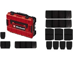 Einhell Einhell sistemos dėklas E-Case SF įsk. skirstytuvai, įrankių dėžė (juodas/raudona, su pertvaromis)
