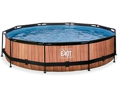 EXIT Toys Baseinas su filtru ø360x76cm, rudos spalvos