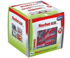 Fischer Univ. dvikomp. kaištis 12x60 mm, 25 vnt.