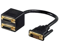 Kabelis Goobay DVI-D - DVI-D x2 20m juoda (68740)