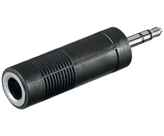 Adapterio garso lizdas 6,35 mm – 3,5 mm 2 kanalų „Goobay“ lizdas