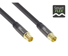 Goobay antenos kabelis 20m juodas (50913)
