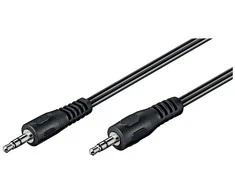 Kabelis Goobay Jack 3.5mm - Jack 3.5mm 10m juoda (50931)