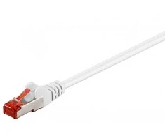 Goobay GB CAT6 VERKKOKAAPELI, S/FTP, VALKOINEN, 20M, LSZH