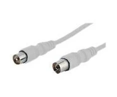 Premiumcord Goobay AK 375 - 3.75m - 3.75 m - coaxial - coaxial - Baltas