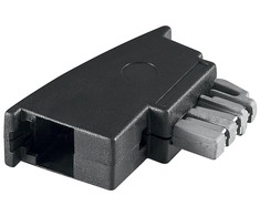 Goobay Adapteris RJ11 > TAE N jungtis, juoda (50308)