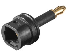 „Goobay“ AV adapteris „Toslink“ – 3,5 mm juodas lizdas (11922)