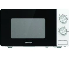 Mikrobangų krosnelė Gorenje | Microwave orkaitė | MO20E1B | Free standing | 20 L | 800 W | Juodas