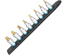Hazet SmartRail 1/2" Steckschlüsseleinsatz-Satz TORX, 8-teilig (juodas, T20 - T60, kurz)