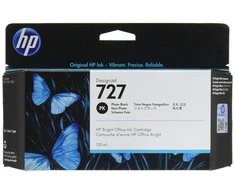 Hewlett Packard (HP) HP no.727 Photo Juodas rašalo kasetė 130 ml, skirta T920,T1500,T2500 serijai