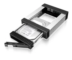ICYBOX IB-129SSK-B Icy Box mobilus stovas skirtas 3.5/2.5 SATA/SAS HDD, Juodas
