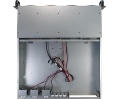 Serveris Inter-Tech IPC 2U-2404L SATA, Server-case - juodas, 2 Hheneinheiten