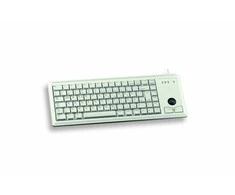 Klaviatūra CHERRY G84-4400 Compact ML jungikliai, integr. Trackball, US-išdėstymas, hellgrau