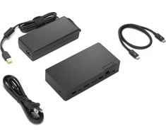 Lenovo Thunderbolt 3 Essential Dock sąsajos plokštė / adapteris 3,5 mm, DisplayPort, HDMI, RJ-45, USB 3.2 Gen 1 (3.1 Gen 1)