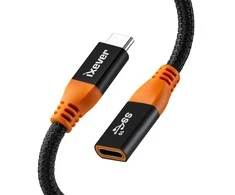 USB Prailginimo Laidas - LINDY USB 3.2 5Gbps C/C Aktyvus Prailginimo Laidas, 5 m, Juodas