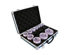 Makita D-47298 - Komplektas - Metalas,Mediena - 19,22,25,29,35,38,44,51,57,68,75 mm - 14 vnt. - 11 vnt.