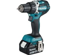 Makita DDF484RTJ Akumuliatorinis gręžtuvas, 18 V, 2x 5,0 Ah Li-ion, 54/36 Nm, 1,6kg, LED, MAKPACK