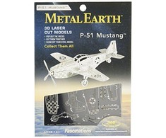 Metal Earth Metalinis 3D konstruktorius Mustang P-51